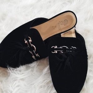 Black Slip Ons
